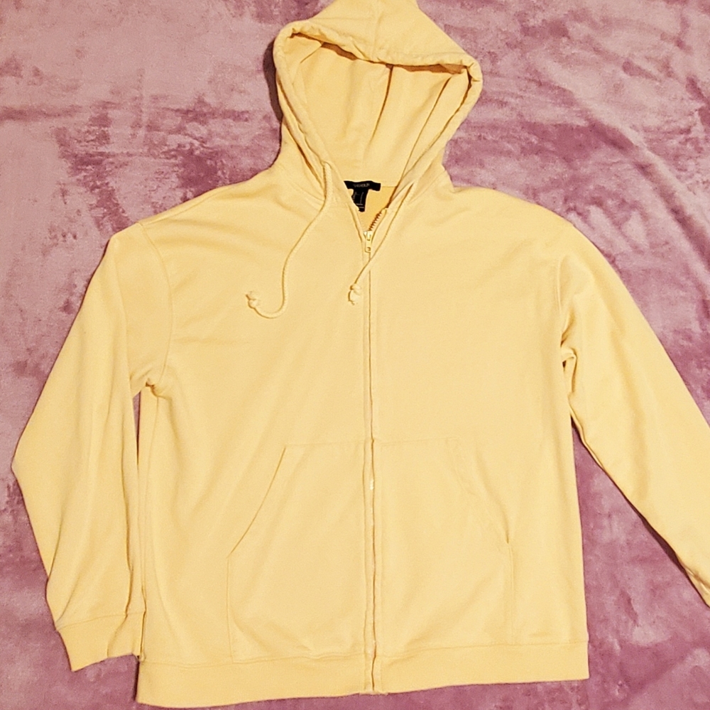 Basic fleece zip-up Hoodie